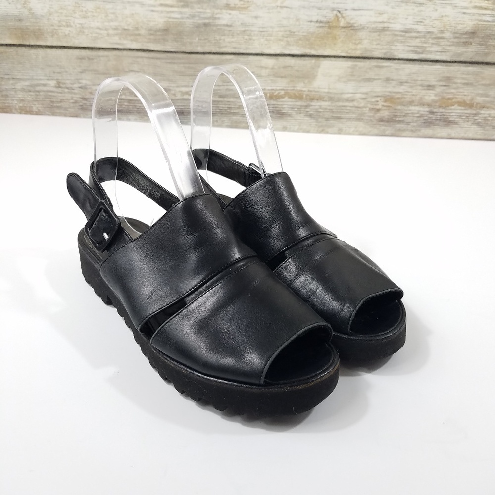 Paul Green Platform Peep-toe Sling Back Sandals